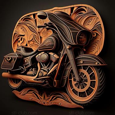 3D модель Harley Davidson CVO Street Glide (STL)